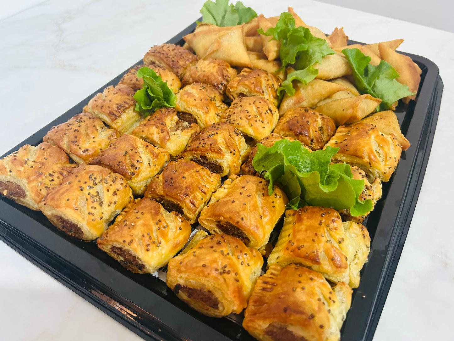 Samoosa & Sausage Roll Platter