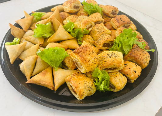 Samoosa & Sausage Roll Platter