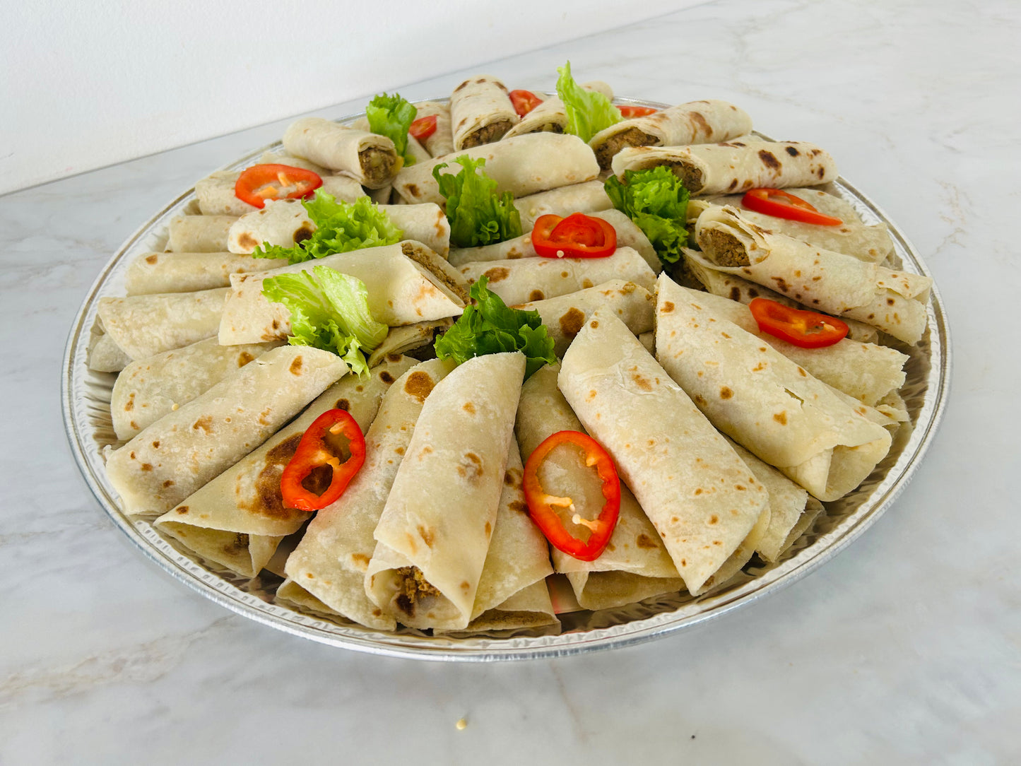 Roti Wrap Platter