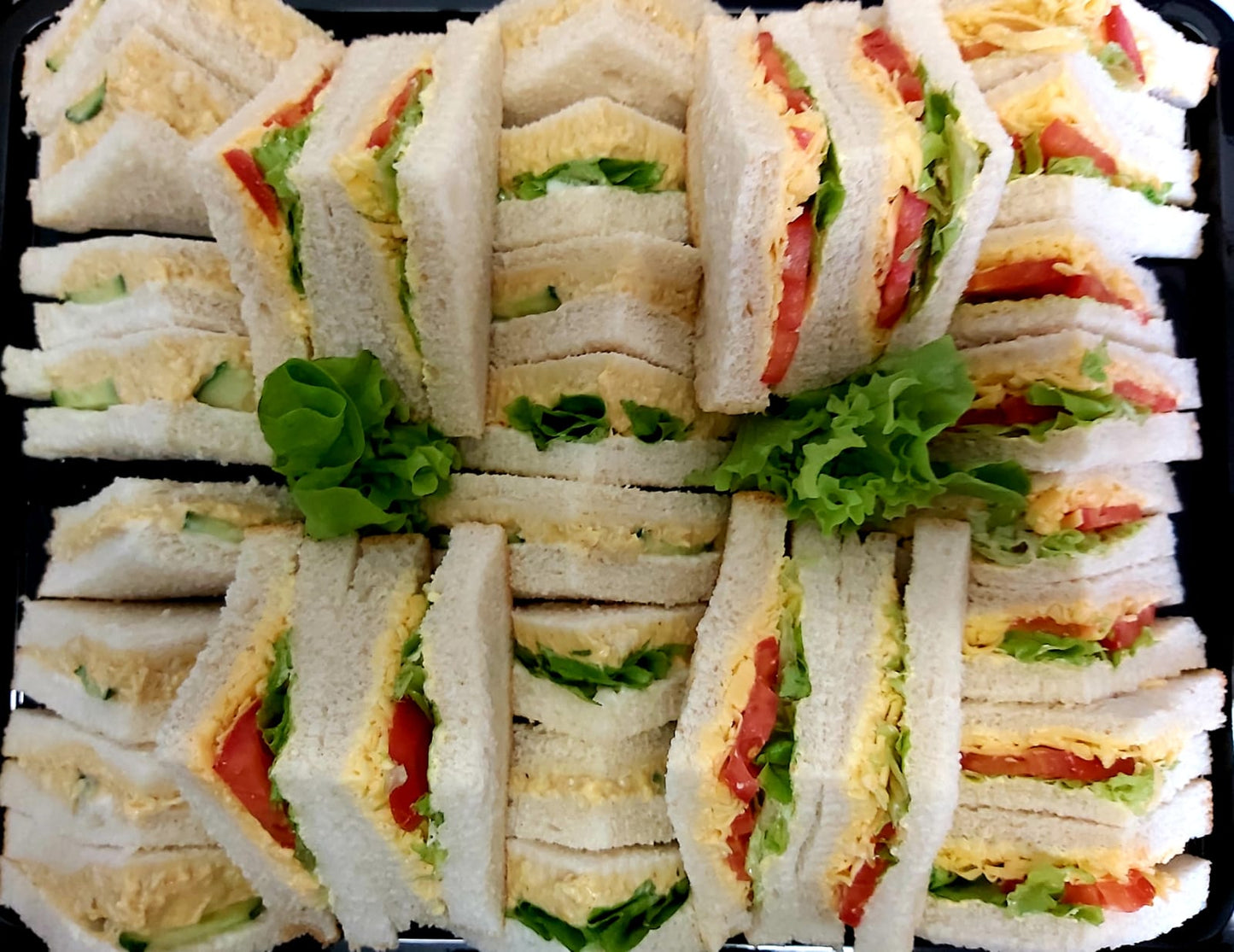 White or Brown Bread Sandwich Platter