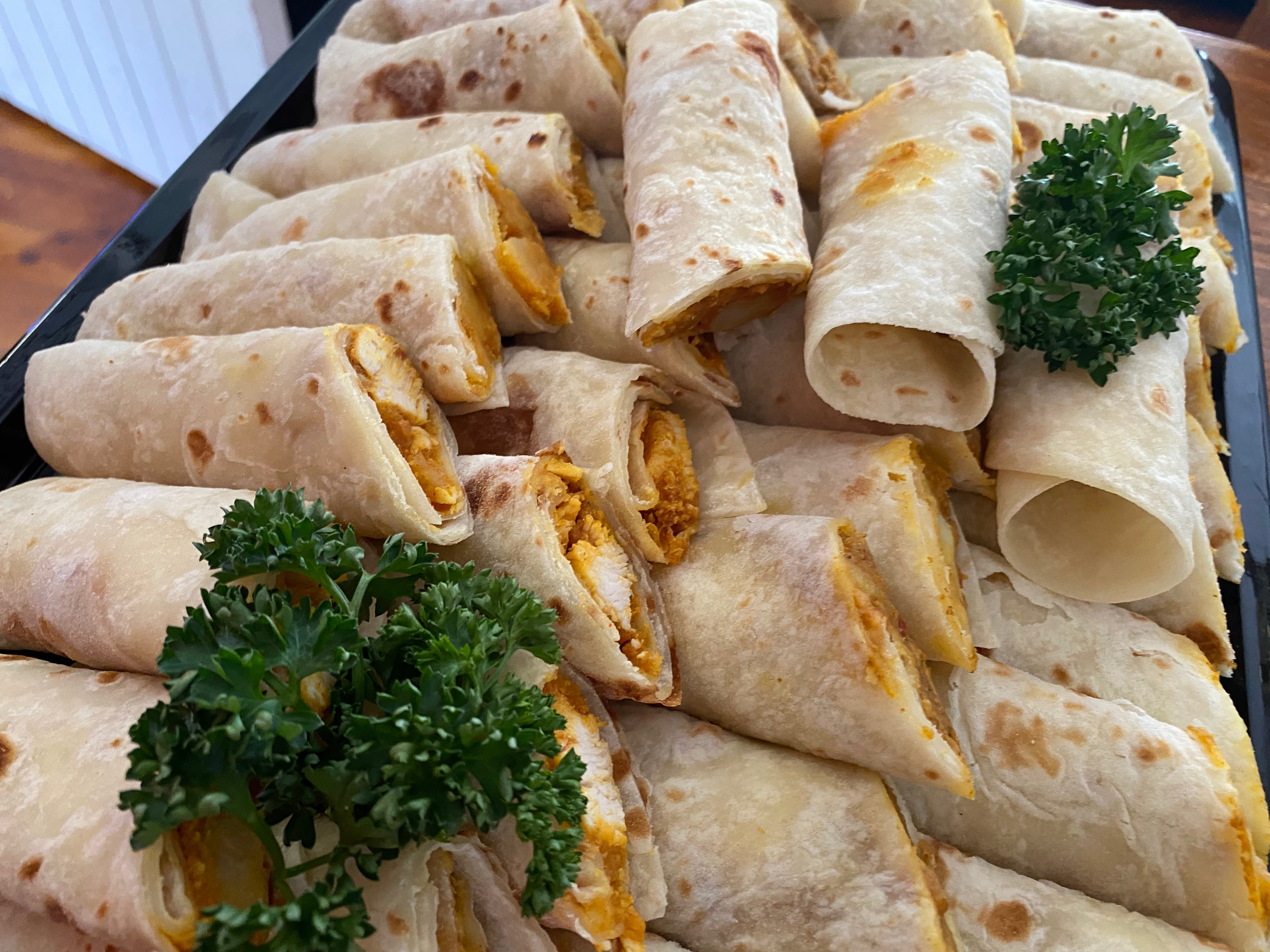 Fiji Roti Wraps Veg Roti Wrap Platter – Fingerlicous